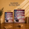 Police station decor - Made in USA family-owned canvas print