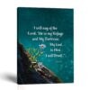 Psalm 91 Canvas Print - Psalm 91:2 Scripture by Crossroads Home Decor