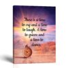Ecclesiastes 3:4 canvas print - Ecclesiastes 3:4 Scripture by Crossroads Home Decor