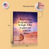 Ecclesiastes 3:4 canvas print - gallery wrapped and floating frame styles