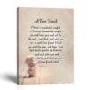 True friendship canvas wall art - A True Friend by Crossroads Home Decor