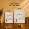 Friend birthday gifts - Made in USA family-owned canvas keepsake