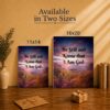 Be Still and Know gallery canvas - Made in USA family-owned faith-based wall art