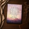 Thank you for making a difference verse canvas print - inspirational wall art