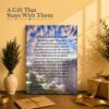 If Tears Could Build a Stairway gift - canvas print for someone grieving a loss
