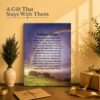 Pet memorial gift - canvas print for a grieving dog or cat owner