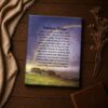 Rainbow Bridge poem canvas print - dog and cat memorial wall art