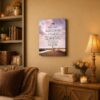 C2187C-3-11x14-1 Shema canvas wall art displayed in a dining room