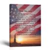 Those Who Serve american flag canvas print, military art by Crossroads Home Decor