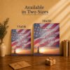Made in USA family-owned military tribute canvas print