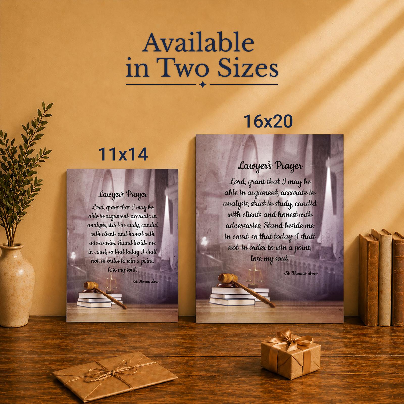 Gifts for lawyers - Made in USA family-owned faith-based canvas