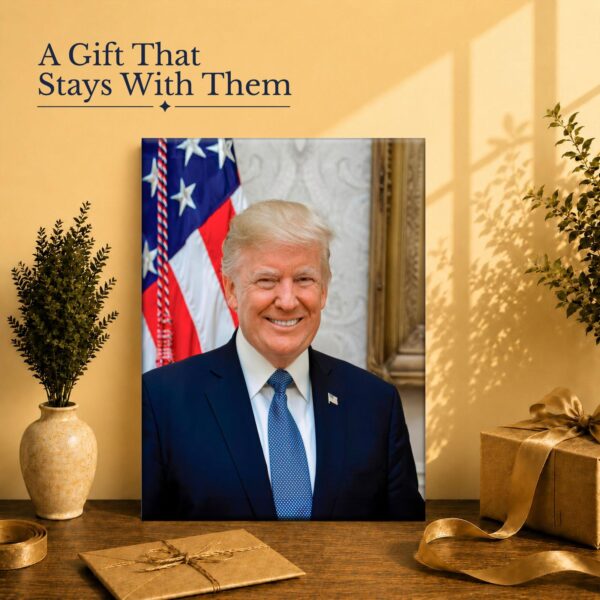 Donald Trump gift - canvas print for a supporter or collector