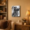 Ulysses S. Grant canvas wall art displayed in a home office or study