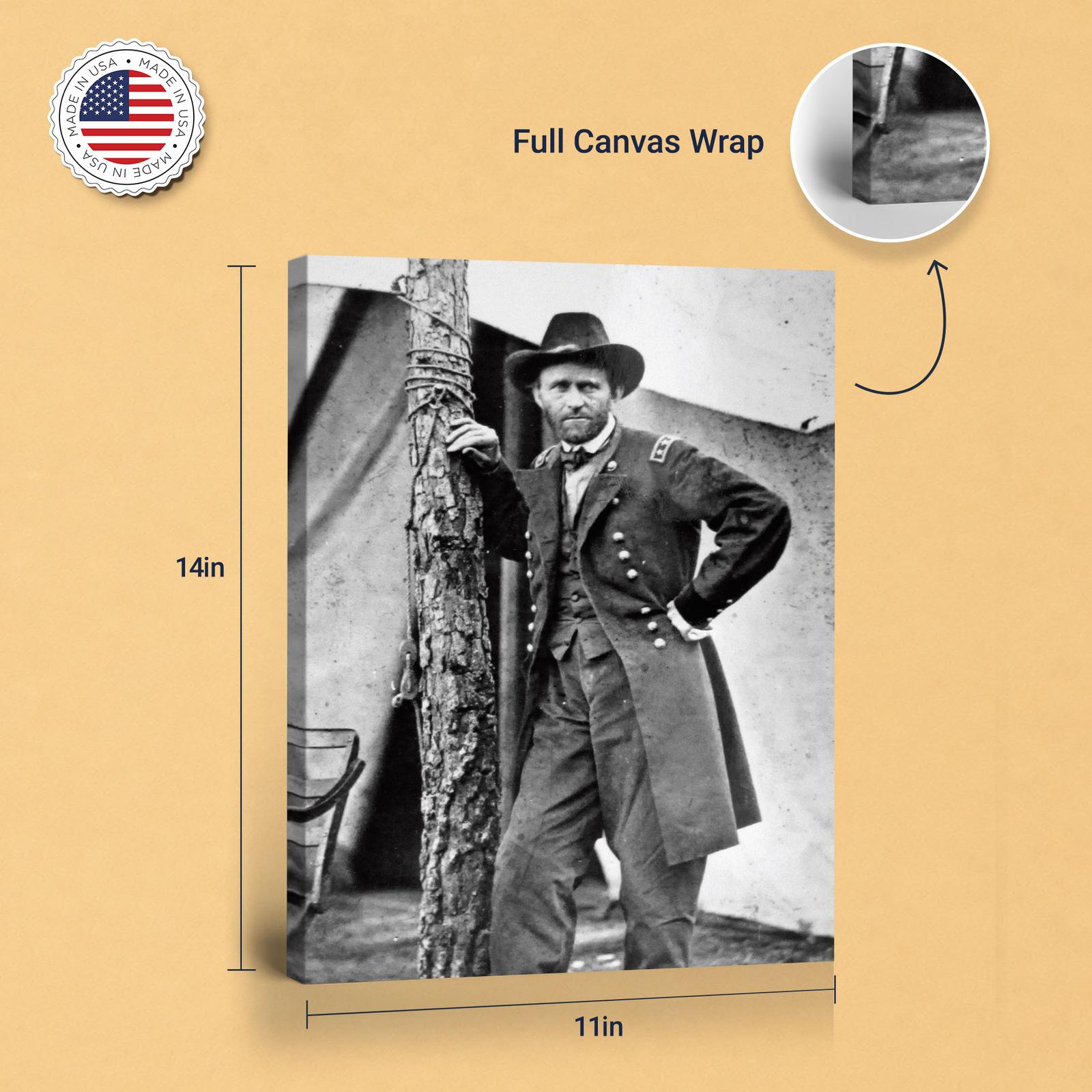 Ulysses S. Grant canvas print - gallery wrapped and floating frame styles