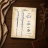 Streamlined baseball bat canvas print - vintage sports wall art close-up