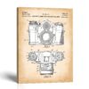 Vintage camera patent canvas print - Classic 35mm Camera by Crossroads Home Decor