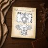 C2311C-4-11x14-1 Vintage camera patent canvas, close-up of the exposure meter and dials