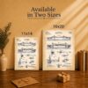 Suspension bridge canvas print - Made in USA, family-owned workshop print