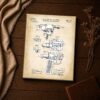 C2318C-4-11x14-1 Vintage power tool art - electric drill switch mechanism closeup