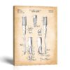 Phillips screwdriver patent canvas print by Crossroads Home Decor