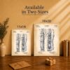 Golf bag patent canvas print - Made in USA family-owned den wall art