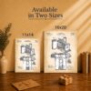 Antique folding camera canvas print - Made in USA family-owned vintage wall art