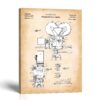 Cinematographic camera patent canvas print - 1937 studio blueprint by Crossroads Home Decor