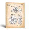 Cine camera canvas print - 1940 Turret Camera Patent by Crossroads Home Decor