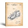 Basketball shoe patent canvas print by Crossroads Home Decor