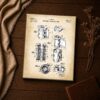 C2354C-4-11x14-1 Reloadable film cartridge patent blueprint close-up - vintage photography wall art