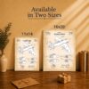1930s airplane drawing wall art - Made in USA family-owned