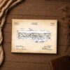 Wright brothers Flying Machine patent - close-up of the original drawing