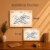 A-10 Warthog canvas wall art - Made in USA family-owned aviation patent print