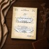 Self-digging tank patent blueprint - close-up of the excavation drawing