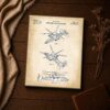 Military rotorcraft wall art - coaxial helicopter patent print closeup