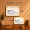 Abrams tank canvas wall art - Made in USA family-owned military patent print