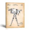 High-speed grid camera canvas print - 1953 Test Camera Patent by Crossroads Home Decor