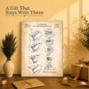Toy building sets gift - canvas print for a building-brick collector