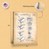 Toy building sets canvas - gallery wrapped canvas edge detail