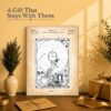 C2382C-2-11x14-1 Antique hard drive canvas art - gift for engineers and tech collectors
