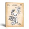 1965 milling machine patent canvas print by Crossroads Home Decor