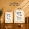 Sad iron patent canvas - Made in USA family-owned household wall art