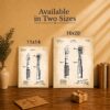 Dental drill patent canvas art - Made in USA family-owned office decor