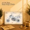 Dirt bike patent gift - canvas print for an off-road rider