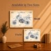 Dirt bike patent canvas art - Made in USA family-owned wall decor