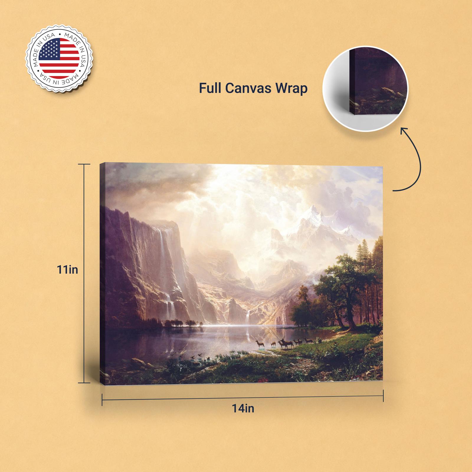 Among the Sierra Nevada canvas print - gallery wrapped and floating frame styles