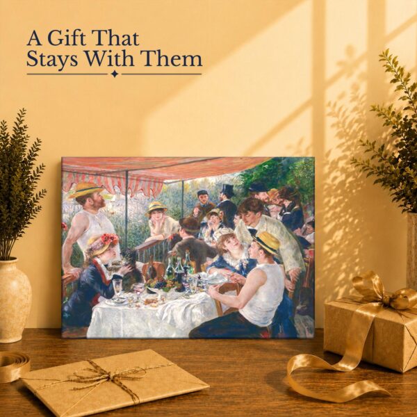Luncheon of the Boating Party canvas print - Impressionist art gift for a Renoir lover