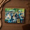 Dance at Le Moulin de la Galette canvas print - Renoir's Montmartre dance garden detail