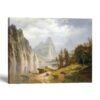 Merced River, Yosemite Valley canvas print by Bierstadt - Crossroads Home Decor