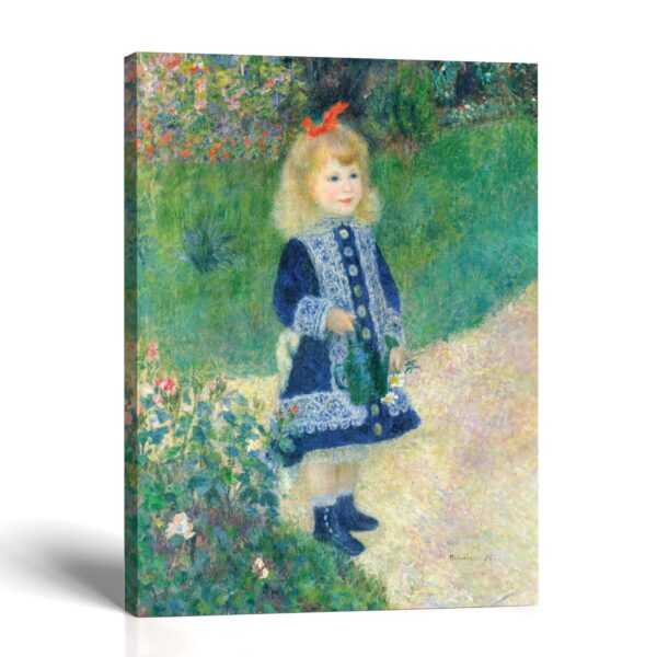 A Girl with a Watering Can canvas print by Renoir - Crossroads Home Decor
